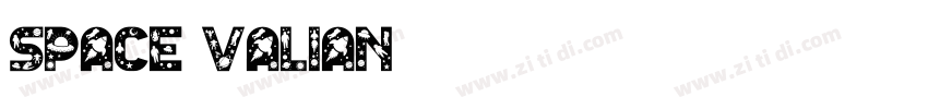 space valian字体转换